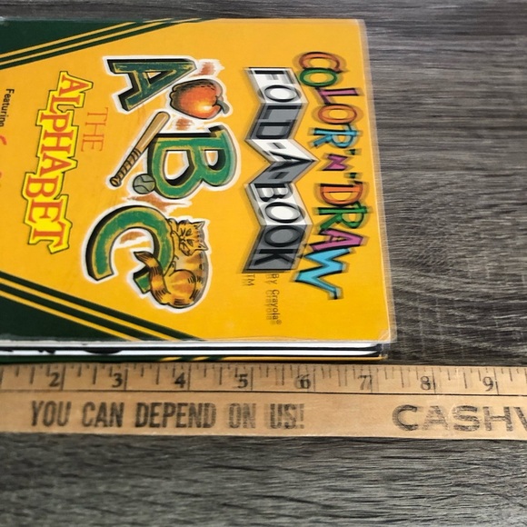 Vtg Crayola Colour and Draw Fold A Book - Picture 9 of 12